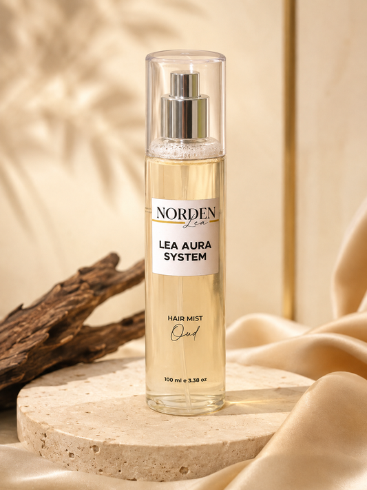 معطر الجسم بالعود من NORDENLEA سعة 250 مل على قاعدة حجرية بيج